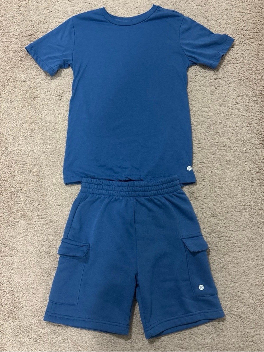 RBX Youth Blue Active Tee and Shorts Set